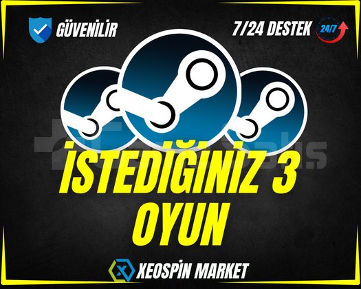 İstediğiniz 3 Oyun + OTO GUARD + Garanti