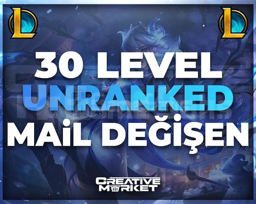 LOL | UNRANKED 30+ LEVEL | BAN YEMEYEN HANDMADE
