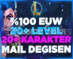 EU WEST | +30 LVL | +20 CHAMP | HANDMADE-UNRANKED