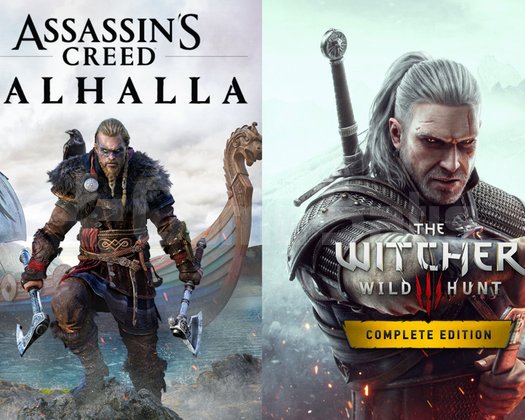 ASSASSİNS VALHALLA + THE WİTCHER 3 PS4/PS5