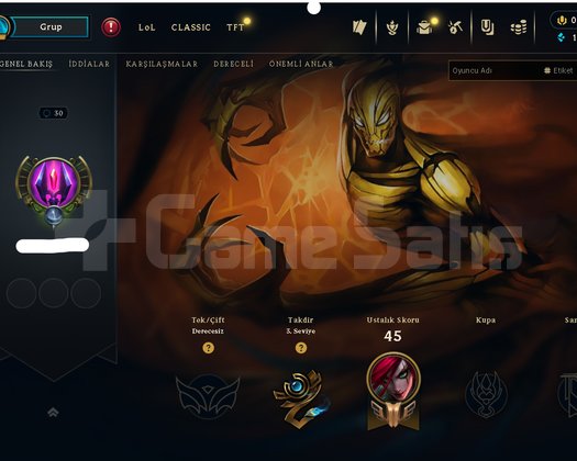 UNRANKED DERECELİ HAZIR FRESH 10 WİN NİCK CHANGE
