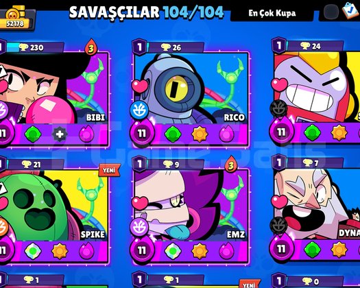 Brawl stars hesap