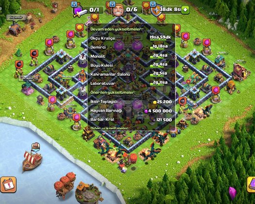 BB14 - 6 İnşaatçı - 10 Seviye Klan Hediye