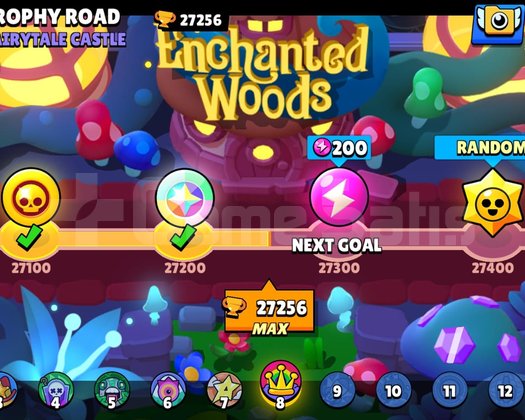 Brawl Stars 27k kupalık hesap