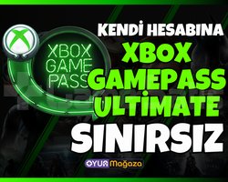 KENDİ HESABINIZA | XBOX GAMEPASS SINIRSIZ!