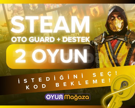 İSTEDİĞİNİZ 2 OYUN + OTO GUARD + GARANTİ