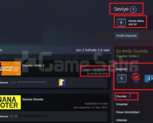 5 MADALYA FACEIT KAYITSIZ MAINLIK HESAP!