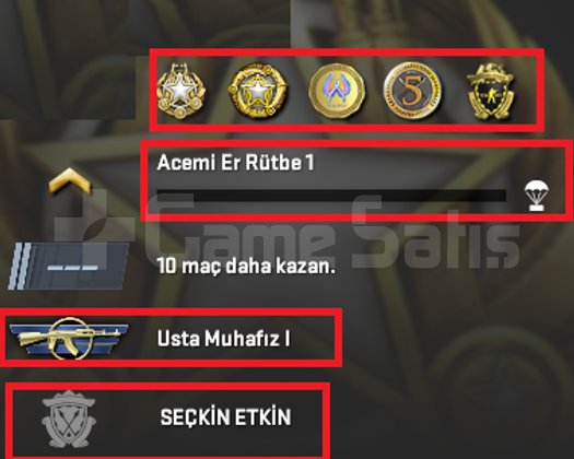 5 MADALYA FACEIT KAYITSIZ MAINLIK HESAP!