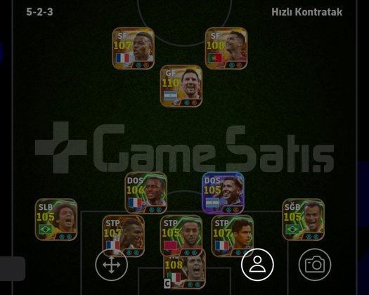 3312 güç 1000 e futbol parası yüklü legend oyuncul