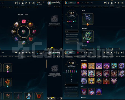 823 LVL  522 Skin  S4 TR  2014 Legacy İçerikler
