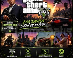 Grand Theft Auto V Steam Hesap