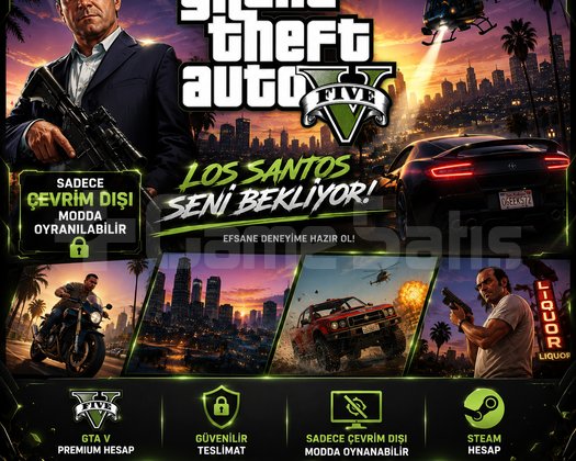 Grand Theft Auto V Steam Hesap