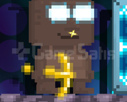 golden pickaxe + focus eye