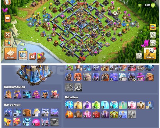TH8COC |  188 LEVEL | SAVAŞ VE BAĞIŞ HESABI !