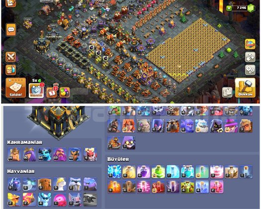 TH17COC |  2064 MADALYA + SAYISIZ BÜYÜLÜ ÖGE