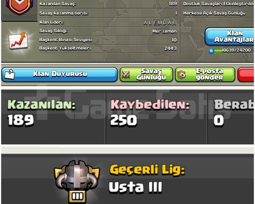 20 LEVELYILDIZLAR KLANI | USTA LİG KLAN
