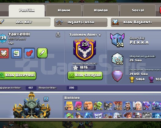 239 lvl Seviyeli hesap