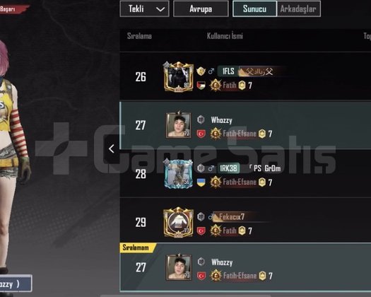 FATİH VE ZİRVE RANK BOOST