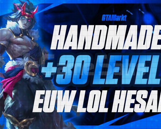 +30 Seviye Handmade EUW Hesap