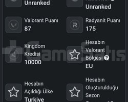 ACİL SATILIK VALORANT HESAP