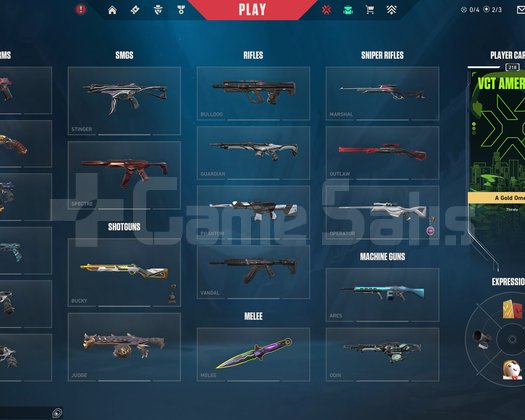 Valorant peak Dia 2 toplam 166 skinli