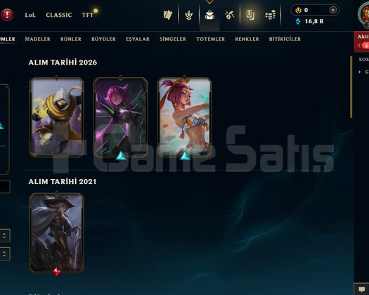 TR GOLD 4 +30 LP GAİN 36 SKIN