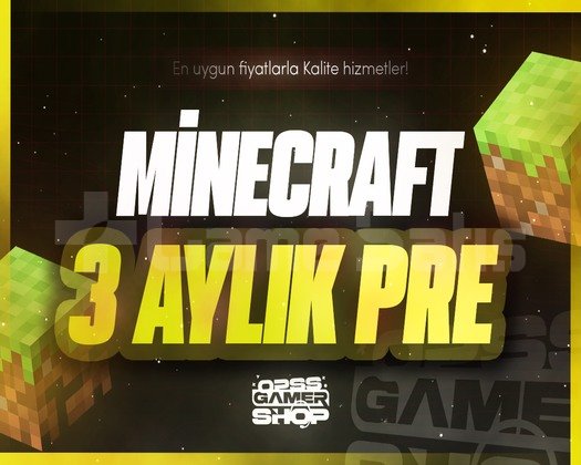 3 Aylık Minecraft Premium