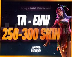 TR/EUW | LoL 250-850 Skin Random Hesap
