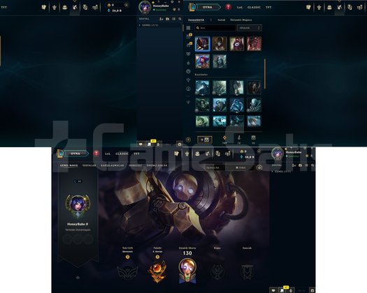 League of Legends 50 Level Unranked Hesap
