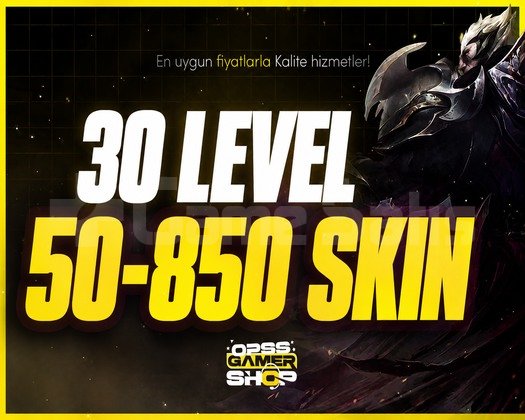50-850 SKIN + 30 Level | MAİL DEĞİŞEN RANDOM |