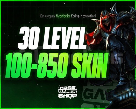 100-850 SKIN + 30 Level | MAİL DEĞİŞEN RANDOM |