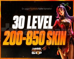 200-850 SKIN + 30 Level | MAİL DEĞİŞEN RANDOM |