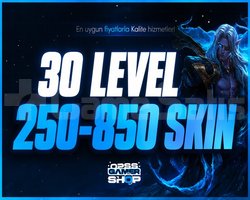 250-850 SKIN + 30 Level | MAİL DEĞİŞEN RANDOM |
