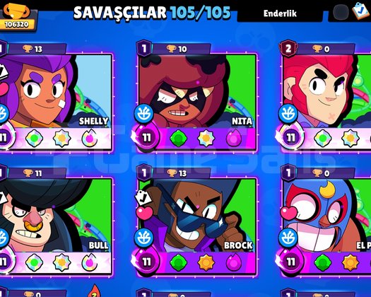 106K KUPA+105/105 KARAKTER+483 KOSTÜM+METEOR 2