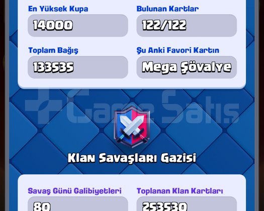 14000+ KUPA 8 YILLIK EFSANE HESAP