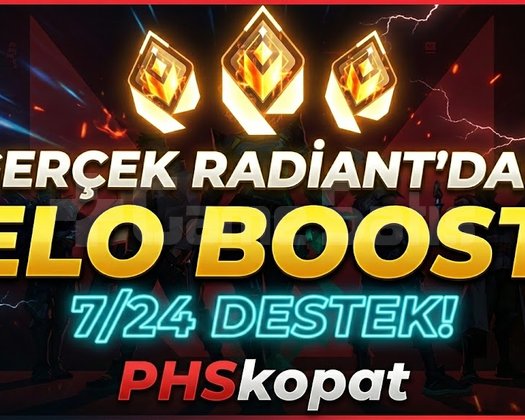 Aktif Radiant Boosterdan Elo Boost Hizmeti