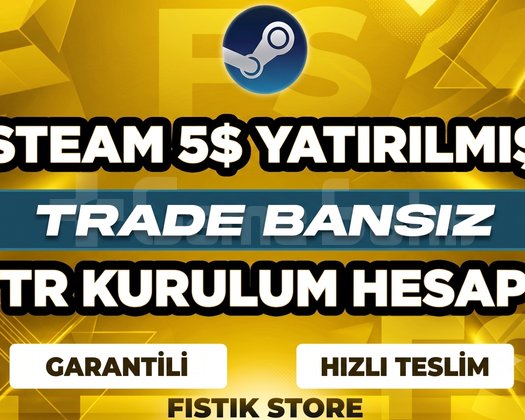 TR+ 5-DOLAR YATIRILMIŞ | TRADE BANSIZ + LİMİT YOK