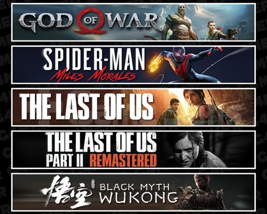 GOW +Miles +TLOU1 +2 +Wukong