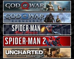 GOW +Ragnarök +Miles +Spider 2 +Uncharted