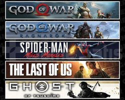 GOW +Ragnarök +Miles +TLOU1 +Tsushima
