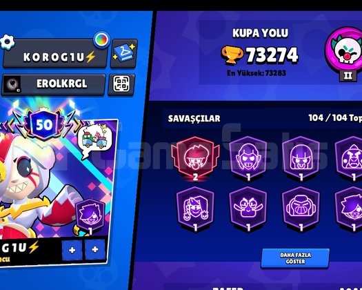 Brawm Stars 70K+ Hesap