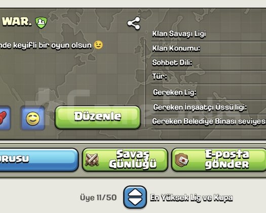 19 seviye baskent 10 klanımiz satılık.