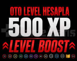 /// STEAM LEVEL BOOST /// 500 XP + HIZLI TESLİMAT