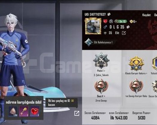 PUBG MOBİL SATILIK HESAP