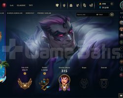 League of Legends 121 LEVEL GOLD TÜM ŞAMPİYONLAR