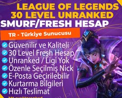 lol fresh unranked hesap