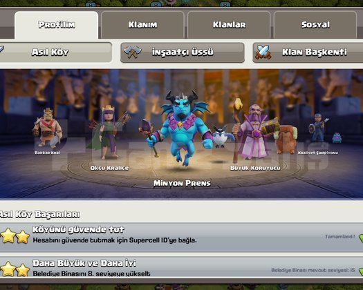Clash of clash hesabı