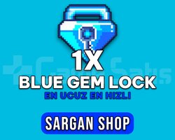 EN UCUZ - EN HIZLI - 1x Blue Gem Lock