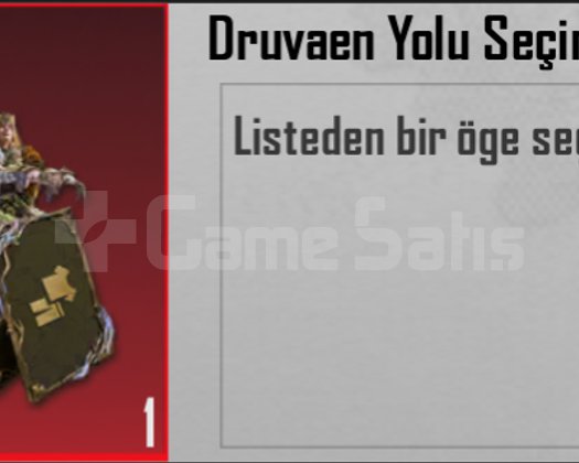 DRUVAEN ZIRH SEÇİM SANDIĞI !!!