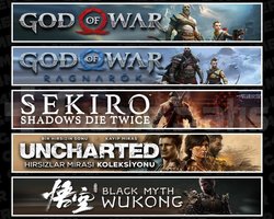 GOW +Ragnarök +Sekiro +UNCH +Wukong